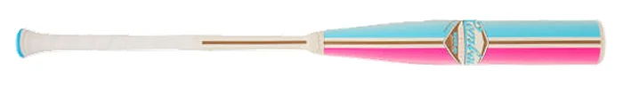 2027 Combat Coastal ULUWATU Spec H1 hybrid, tan teal and pink barrel with white grip, full bat